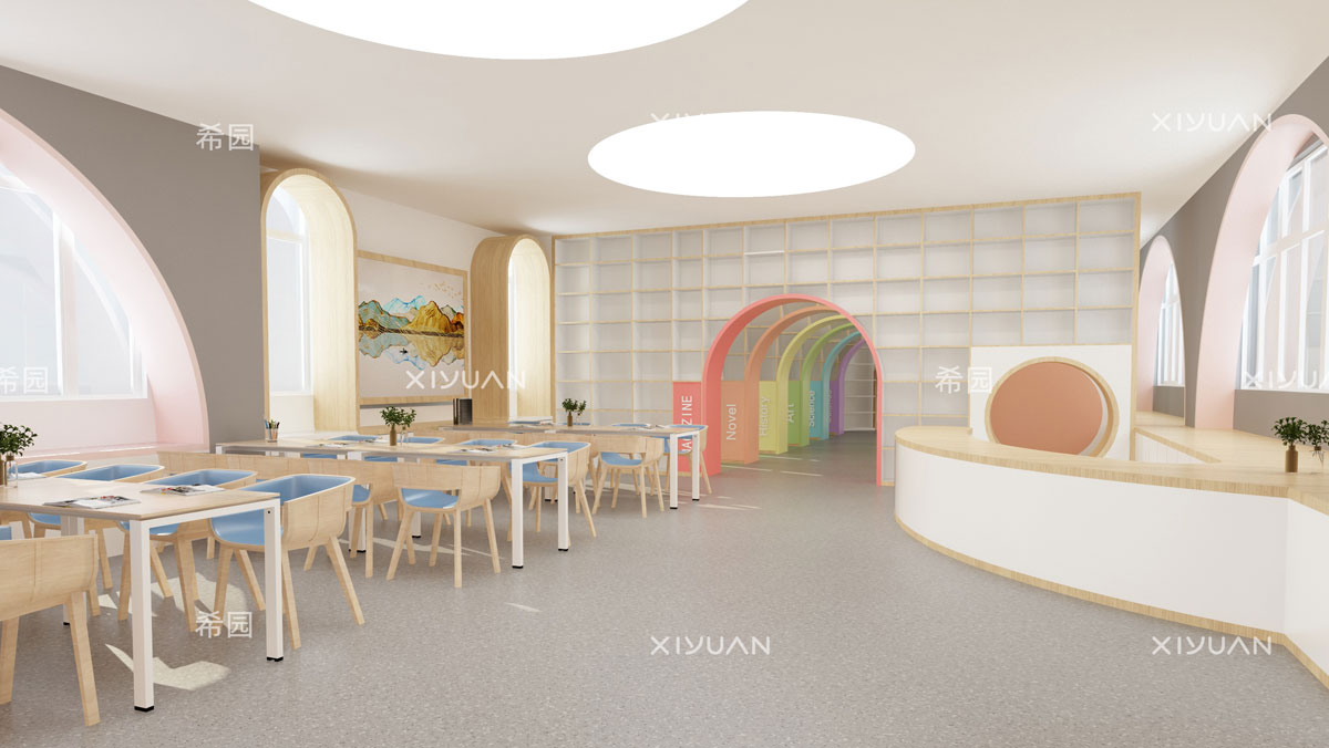 幼兒園設計-圖書館